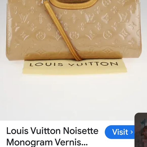 Vernis louis vuitton satchel shoulder bag with strap - Picture 8 of 14